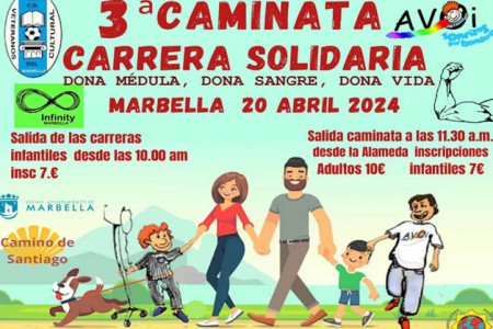 La III Caminata Solidaria a beneficio de AVOI, este sábado 20 de abril